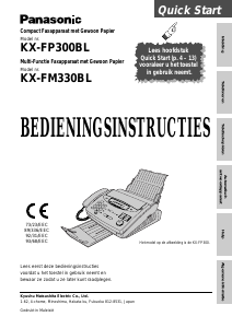 Handleiding Panasonic KX-FP300 Faxapparaat