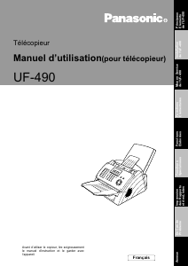 Mode d’emploi Panasonic UF-490 Télécopieur