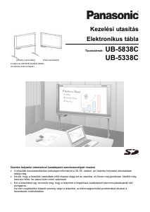 Használati útmutató Panasonic UB-5838C Interaktív tábla