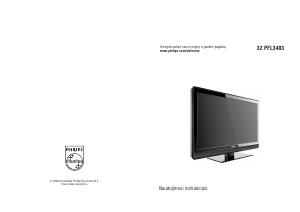 Vadovas Philips 32PFL3403 Skystakristalis televizorius