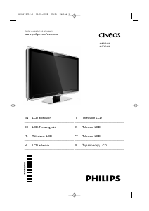 Manual Philips 42PFL7433D LCD Television