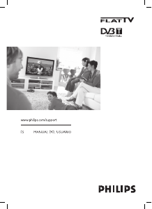 Manual de uso Philips 42PFL7662D Televisor de LCD