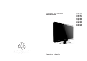 Vadovas Philips 47PFL9703H Skystakristalis televizorius