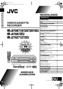 Handleiding JVC HR-J270 Videorecorder