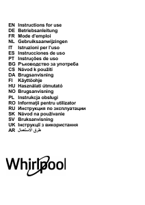 Manual Whirlpool WHBS 92F LT K Exaustor