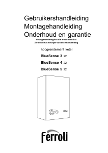 Handleiding Ferroli BlueSense 3 CV-ketel