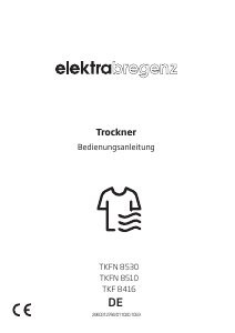 Bedienungsanleitung Elektra Bregenz TKFN 8510 Trockner