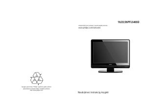 Vadovas Philips 19PFL5403D Skystakristalis televizorius
