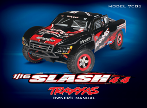 Handleiding Traxxas Electric 1/16 Slash 4x4 Brushed Radiobestuurbare auto