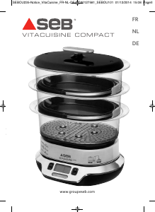 Bedienungsanleitung SEB VS404300 Vitacuisine Compact Dampfkocher