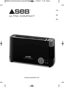 Bedienungsanleitung SEB TL210101 Ultracompact Toaster