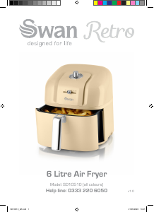 Handleiding Swan SD10510BLN Friteuse