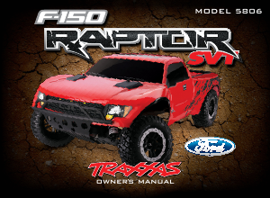 Handleiding Traxxas Electric Ford F-150 SVT Raptor Radiobestuurbare auto