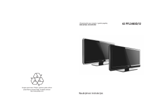 Vadovas Philips 42PFL3403 Skystakristalis televizorius