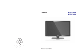 Rokasgrāmata Philips 47PFL7403D Šķidro kristālu televizors