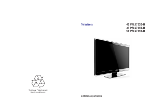 Rokasgrāmata Philips 47PFL9703H Šķidro kristālu televizors
