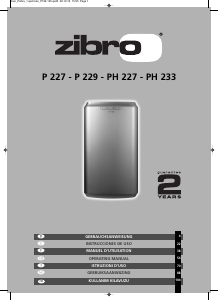 Bruksanvisning Zibro PH 233 Luftkonditionering