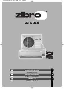 Bruksanvisning Zibro SM 13 2635 Luftkonditionering