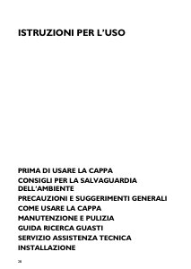 Manuale Whirlpool AKR 410 WH Cappa da cucina