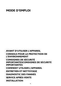 Mode d’emploi Whirlpool AKR 417WH Hotte aspirante
