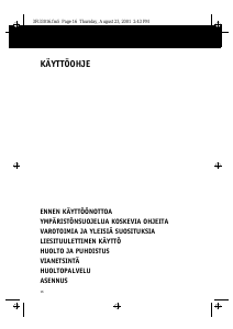 Käyttöohje Whirlpool AKR 421 WH-1 Liesituuletin