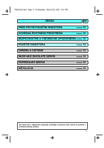 Návod Whirlpool AKR 433 NB Digestor