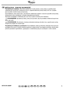 Návod Whirlpool AKR 522 IX Digestor