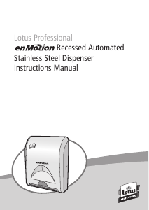 Manual Lotus Professional enMotion Recessed Dispenser prosop