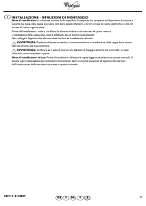 Manuale Whirlpool AKR 676 IX Cappa da cucina