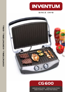 Bruksanvisning Inventum CG600 Smörgåsgrill