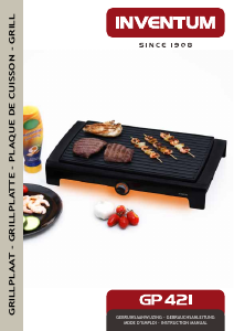 Bruksanvisning Inventum GP421 Smörgåsgrill