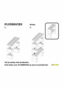 Manuale Plusbricks set 006 Supermarket Scaffali