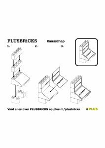 Manuale Plusbricks set 018 Supermarket Reparto formaggi