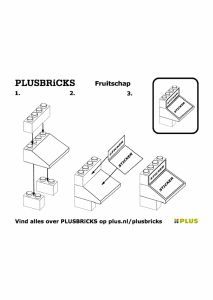 Manuale Plusbricks set 020 Supermarket Reparto frutta