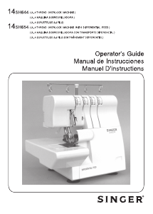Manual Singer 14SH654 Finishing Touch Sewing Machine