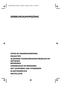 Bedienungsanleitung Whirlpool HOO 523 W Dunstabzugshaube