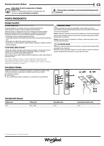 Manuál Whirlpool WCT 64 FLS K Odsavač par