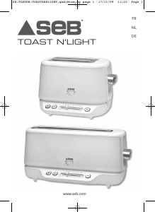 Bedienungsanleitung SEB TL570000 Toast n Light Toaster