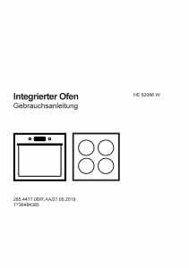 Bedienungsanleitung Elektra Bregenz HE 62086 W Backofen