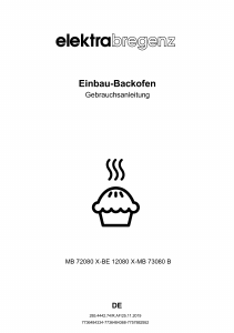 Bedienungsanleitung Elektra Bregenz MB 73080 B Backofen