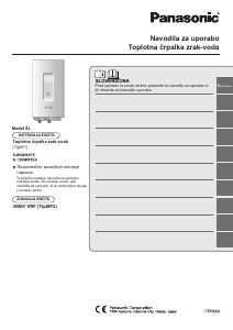 Priročnik Panasonic S-125MW1E5 Toplotna črpalka