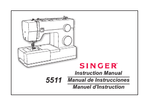Manual Singer 5511 Scholastic Sewing Machine