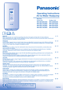 Manuale Panasonic WH-SDC14C9E8 Pompa di calore