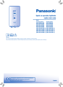 Priručnik Panasonic WH-SDC16C9E8 Toplinska pumpa