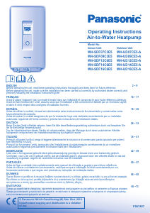 Manual Panasonic WH-SDF07C3E5 Heat Pump
