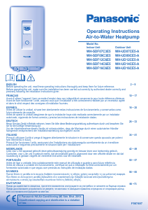 Handleiding Panasonic WH-SDF09C3E5 Warmtepomp