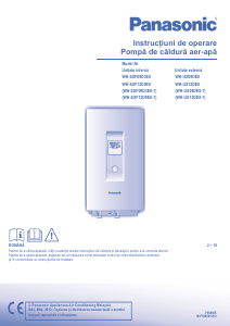 Manual Panasonic WH-SXF09D3E8-1 Pompa de caldura