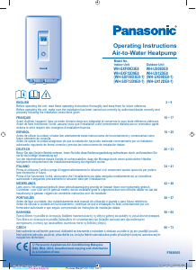 Manuál Panasonic WH-UX12DE8 Tepelné čerpadlo