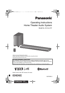 Handleiding Panasonic SC-ALL70T Home cinema set