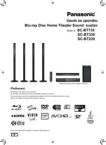 Priručnik Panasonic SC-BT735 Kućno kino
